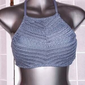 Xhilaration Crochet Bikini Top M